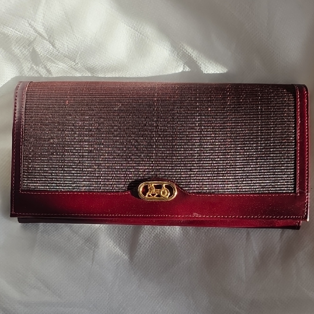 Elegant Burgundy Clutch